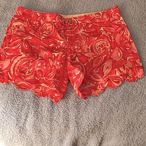 VINTAGE LILLY PULITZER SIZE 6 BUTTERCUP SHORTS. WORN & WASHED ONCE. LIKE NEW!